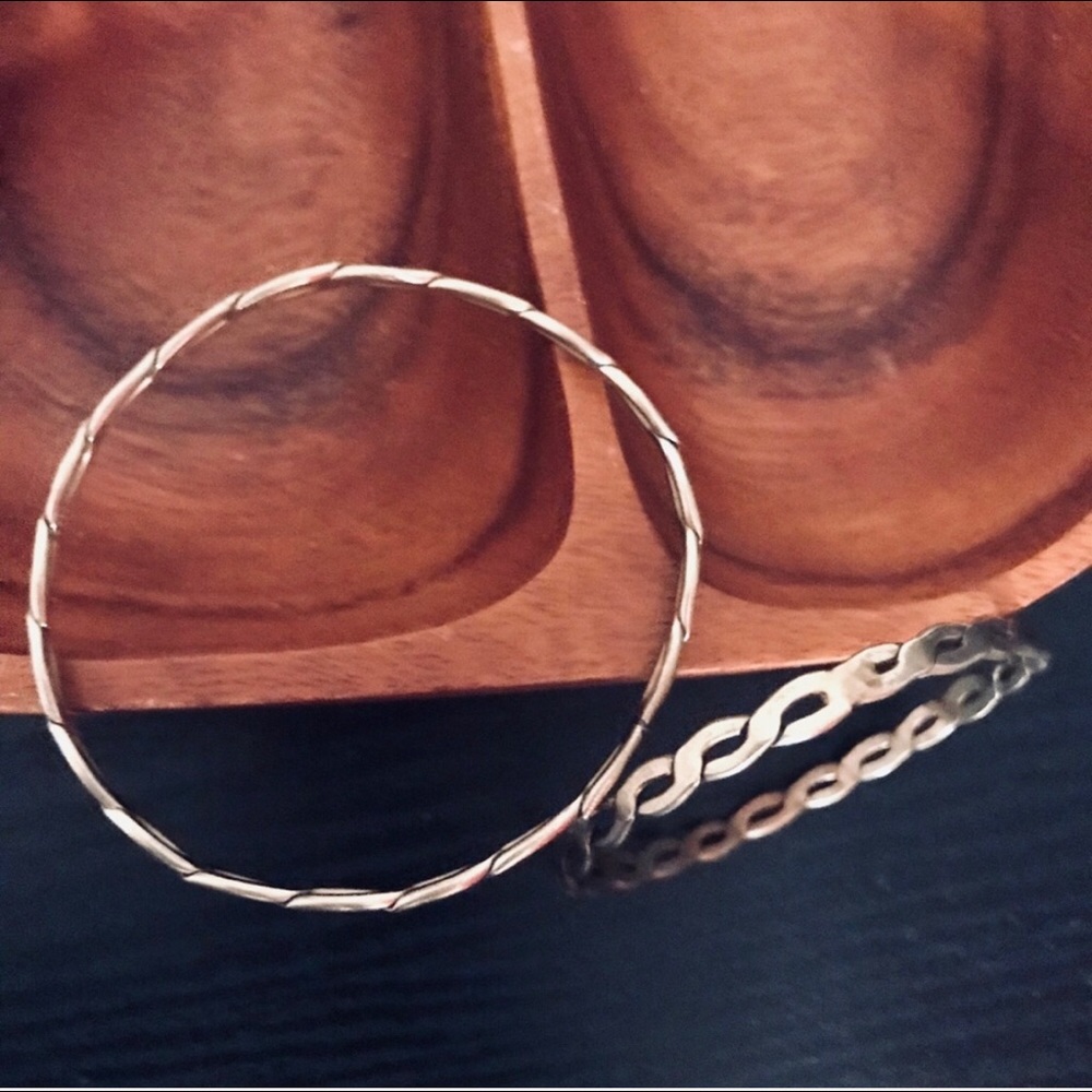 Bohemian Sterling Silver Bangles
